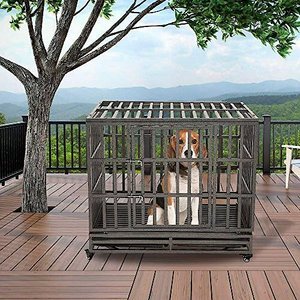 SMONTER Heavy Duty Dog Crate & Playpen